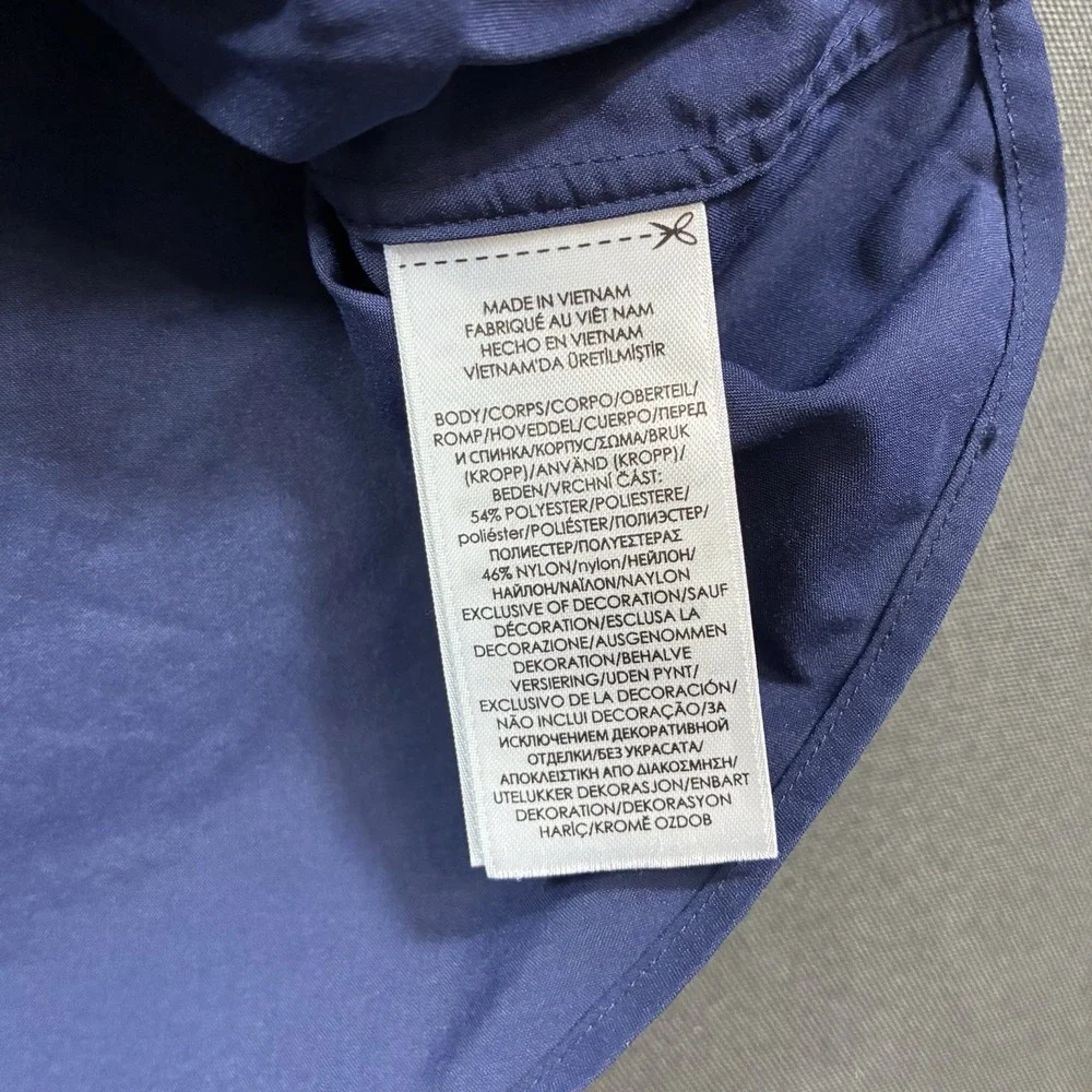 Polo Ralph Lauren Slim Fit Performance Mens 2XL Navy Blue Button Down